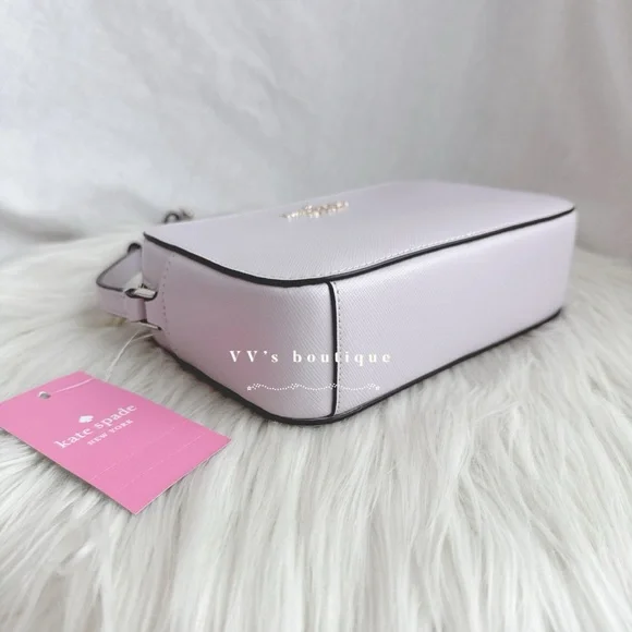 NWT Kate Spade Staci Mini Camera Crossbody Bag Lilac Moon Purple WLR00686